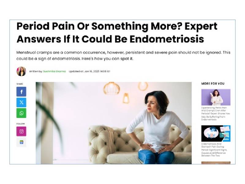 Period Pain Or Something More? Expert Answers If It Could Be Endometriosis