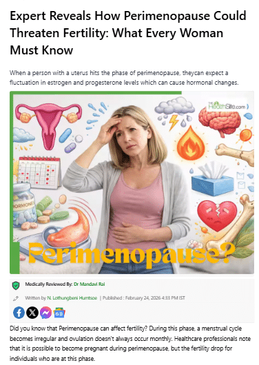 How Perimenopause Affects Fertility: What Women Should Know