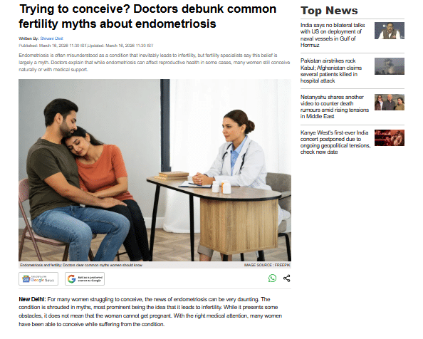 Trying to conceive? Doctors debunk common fertility myths about endometriosis: Dr Madhu Patil