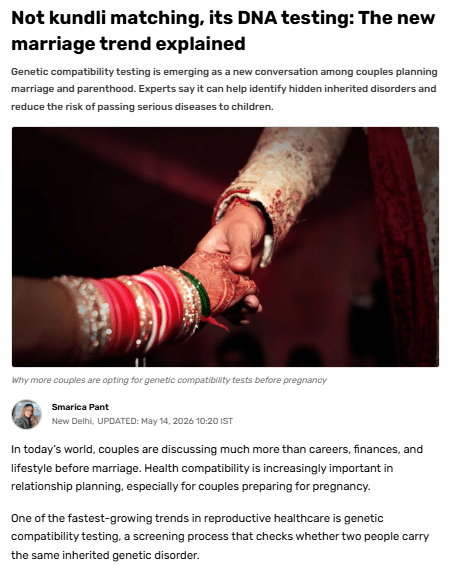 DNA Compatibility Before Marriage? Why More Couples Are Choosing Genetic Screening