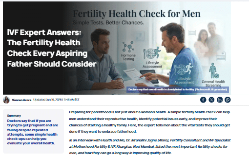 Fertility Health Checks Every Aspiring Father Should Consider